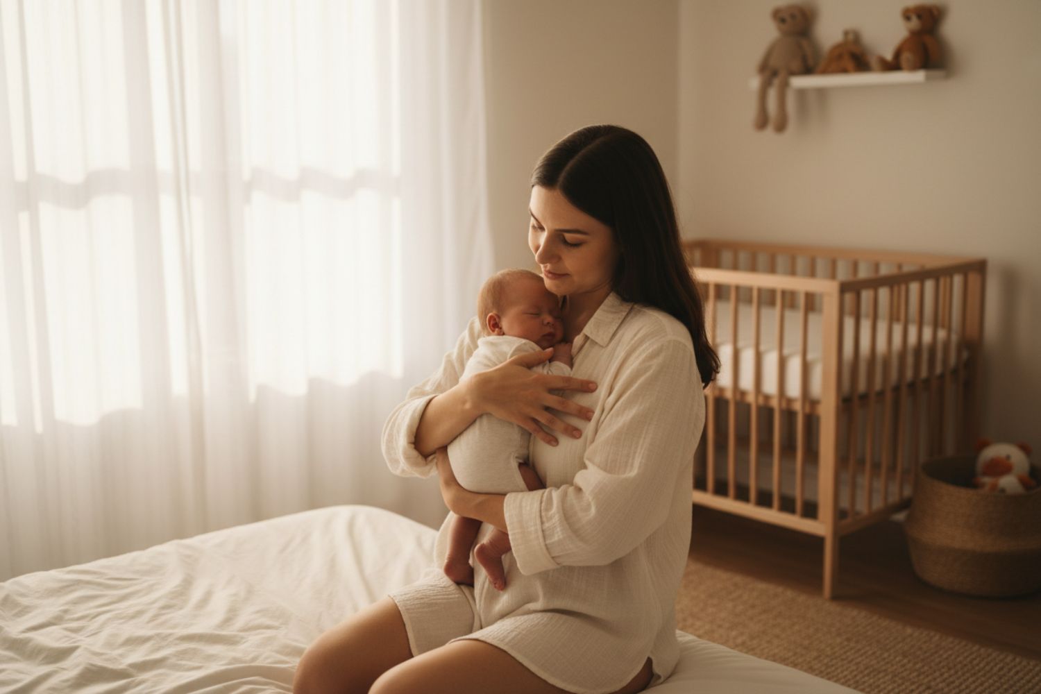 Seams irritate. Bands feel tight. Some days even soft fabrics feel like too much for your body.