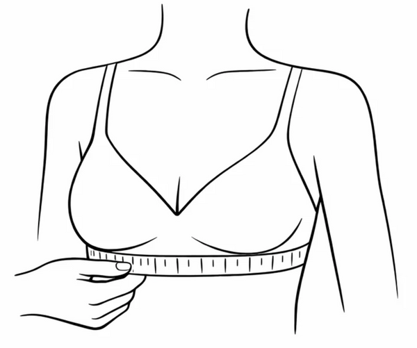 Measure under bust diagram